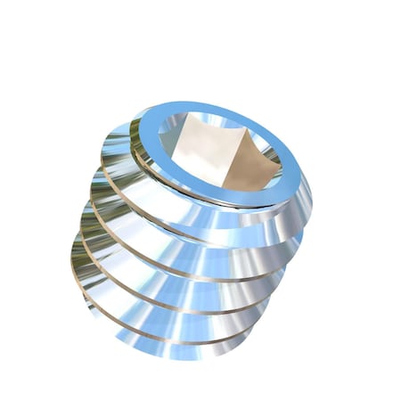 Allied Titanium 1/4-20 X 1/4 inch UNC Set Screw, Socket Drive with Flat Point, Grade 5 (Ti-6Al-4V) 0020603